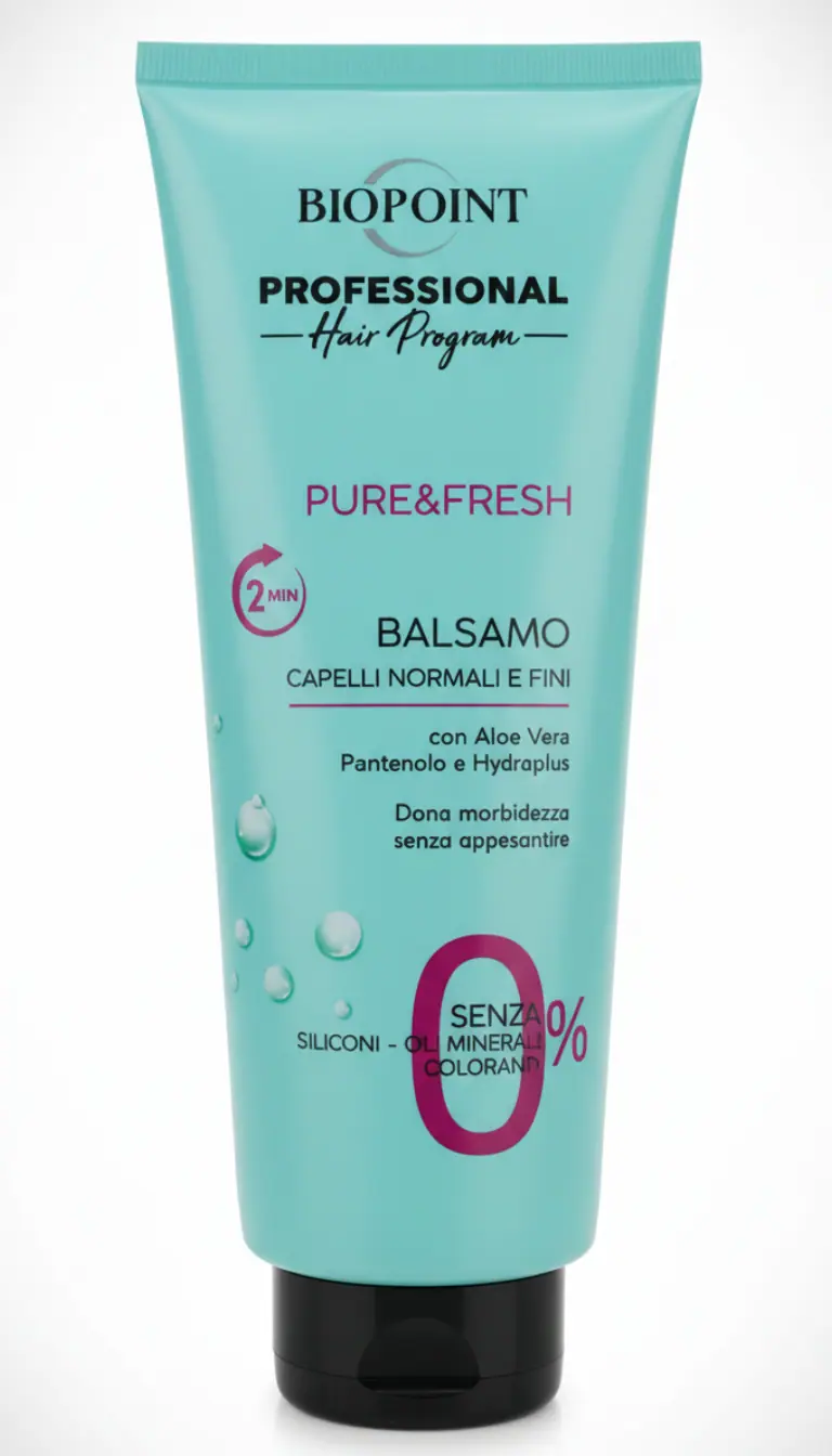 Biopoint Professional Balsamo Pure&Fresh 350ml – Leggerezza e Idratazione Senza Siliconi