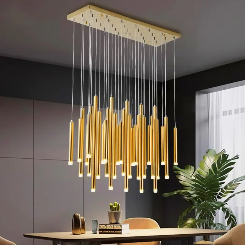 Black Or Golden Modern LED Chandelier