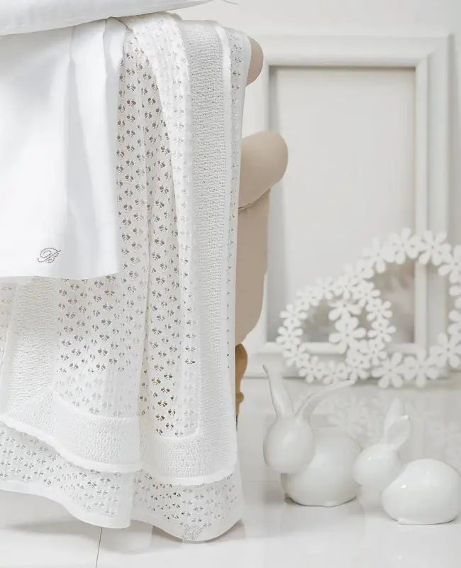 Blumarine Copertina Culla Baby Diamante