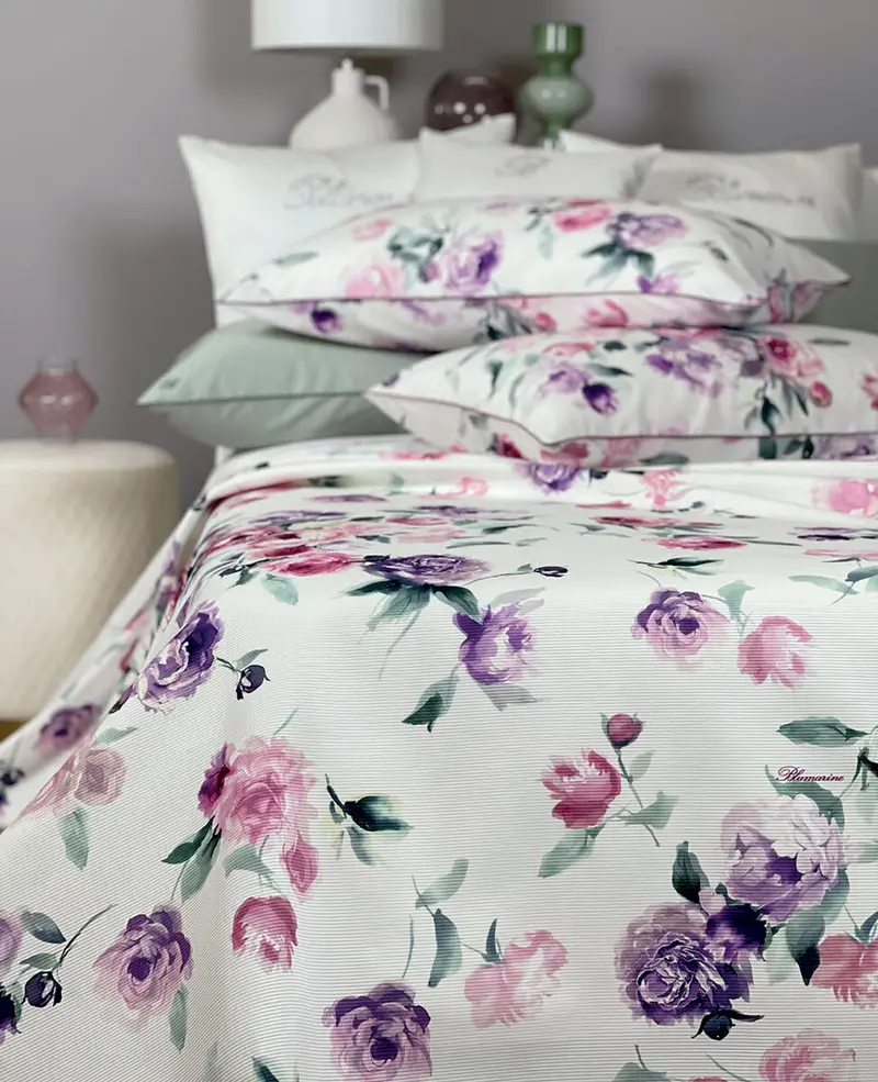 Blumarine Copriletto Matrimoniale Biancofiore