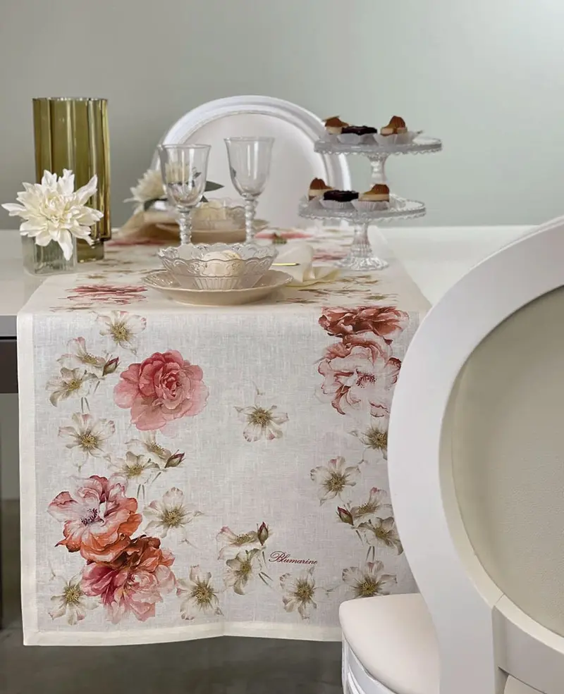 Blumarine Runner in Lino 50x150Cm Brook