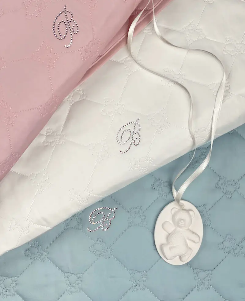 Blumarine Trapuntino Lettino Baby Blu