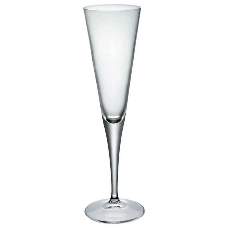 Bormioli Rocco Ypsilon Set 3 Calici Flûte 16cl | Bicchieri per Champagne, Prosecco e Spumante | Design Moderno Minimalista | Made in Italy