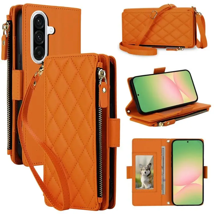 Borsa a tracolla con cerniera e 9 scomparti per carte per Galaxy A36 A37 A56 5G