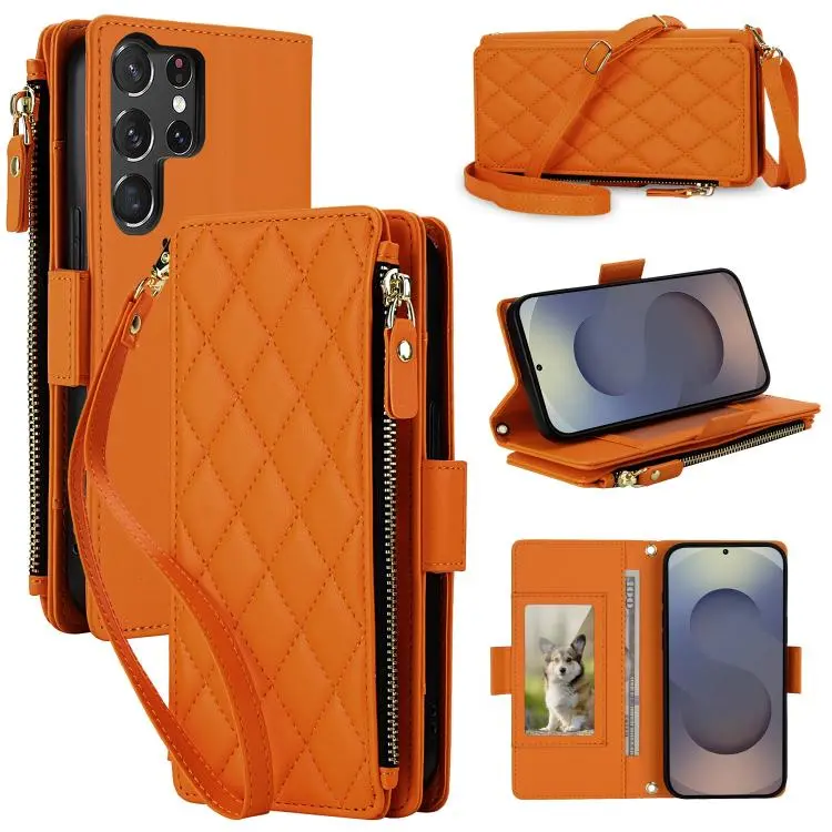 Borsa a tracolla con cerniera e 9 scomparti per carte per Galaxy S26, S25 e S24