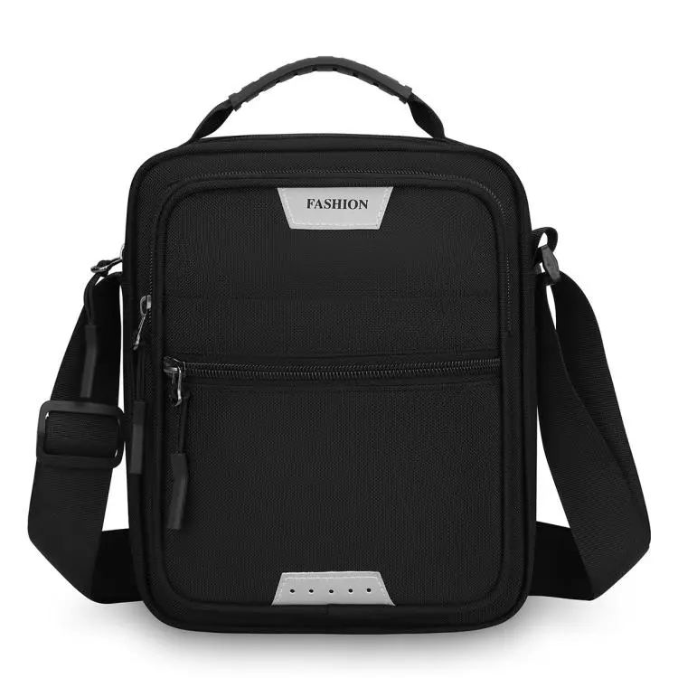 Borsa a tracolla da uomo WEIXIER WDA3005, grande capacità, in tessuto Oxford impermeabile.