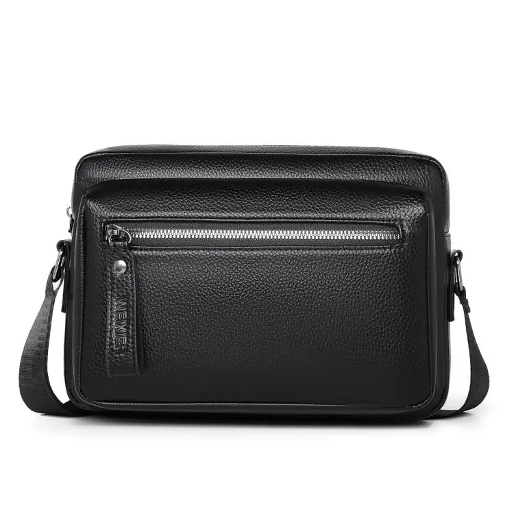 Borsa a tracolla WEIXIER D1228 con texture retrò effetto litchi, impermeabile e di grande capacità.