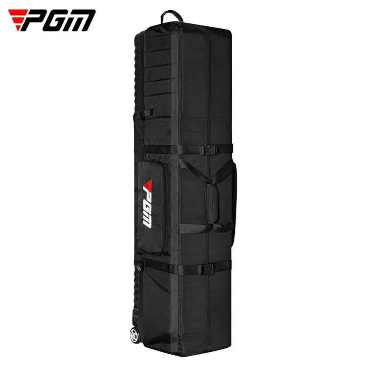 Borsa da golf pieghevole con ruote PGM HKB022, resistente agli urti, con guscio rigido in ABS.
