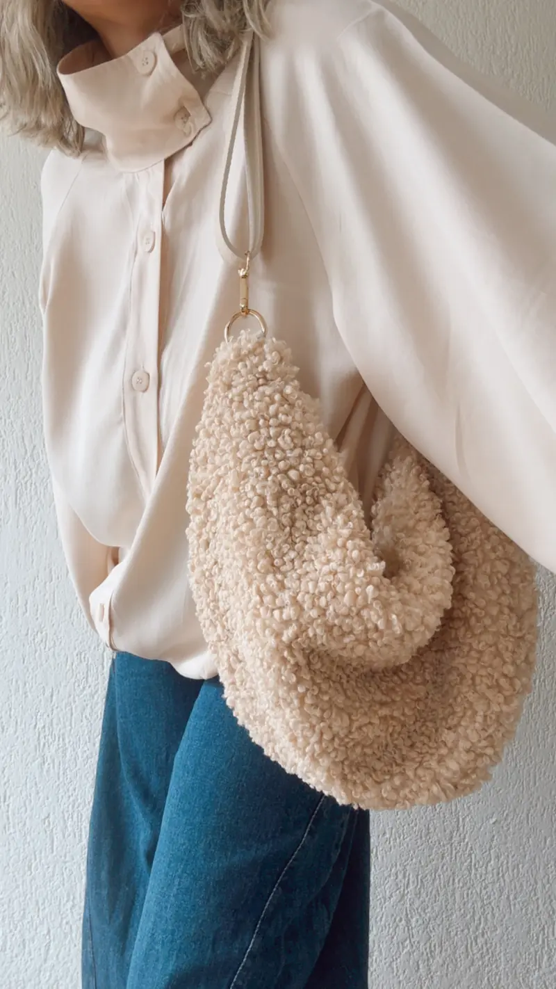 Borsa Rufus teddy natural