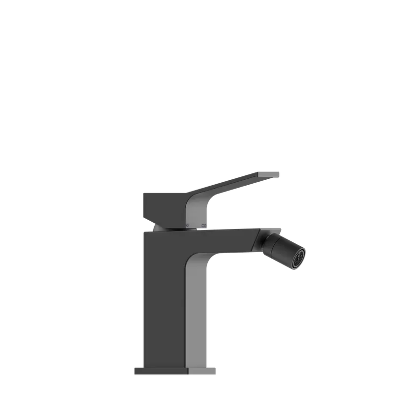 Bossini Aki rubinetto bidet con piletta click clack Nero Opaco Z00708.073