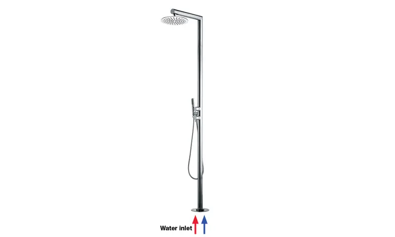 Bossini Nek colonna doccia da esterno con soffione 25cm e doccetta L00380