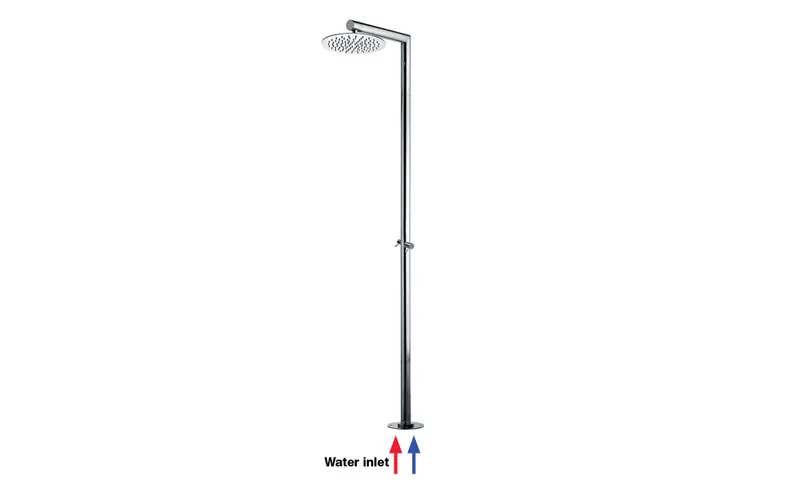 Bossini Nek colonna doccia da esterno con soffione 30cm L00383