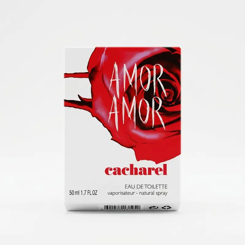 Cacharel Amor Amor Eau de Toilette Donna 50 ml – Fragranza Lussuosa Fruttata Floreale con Ribes Nero, Rosa e Vaniglia