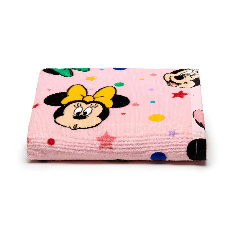 Caleffi Asciugamano Bambina Minnie Fiocco 50x80 cm 100% Cotone