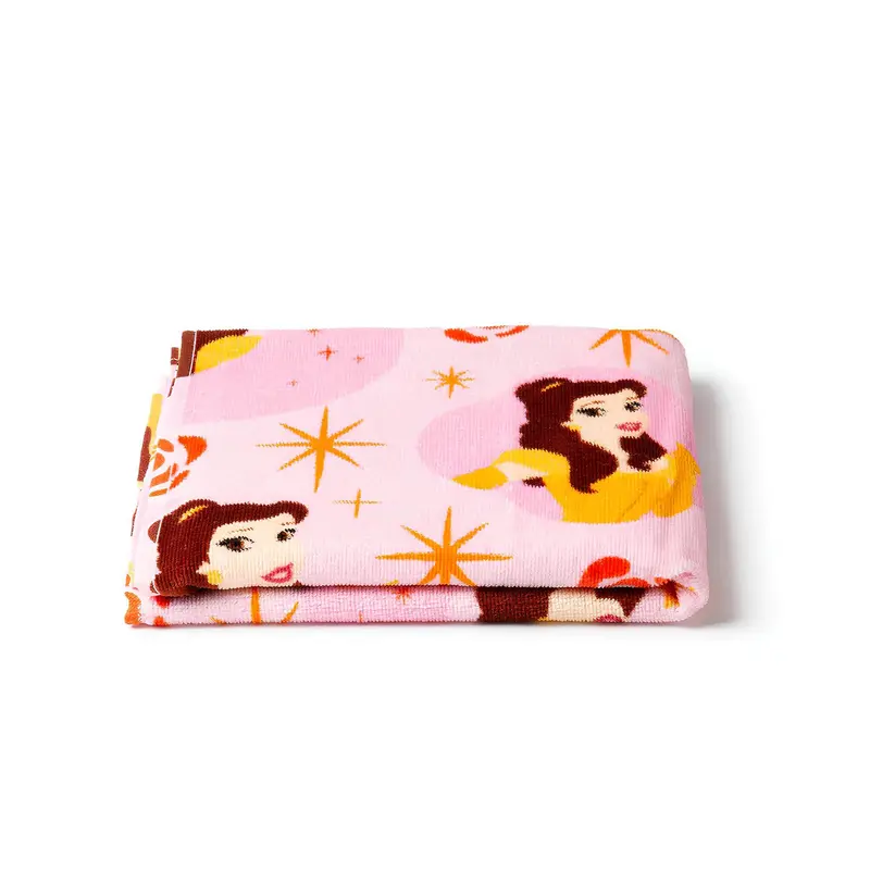 Caleffi Asciugamano Bambina Princess Belle 50x80 cm 100% Cotone