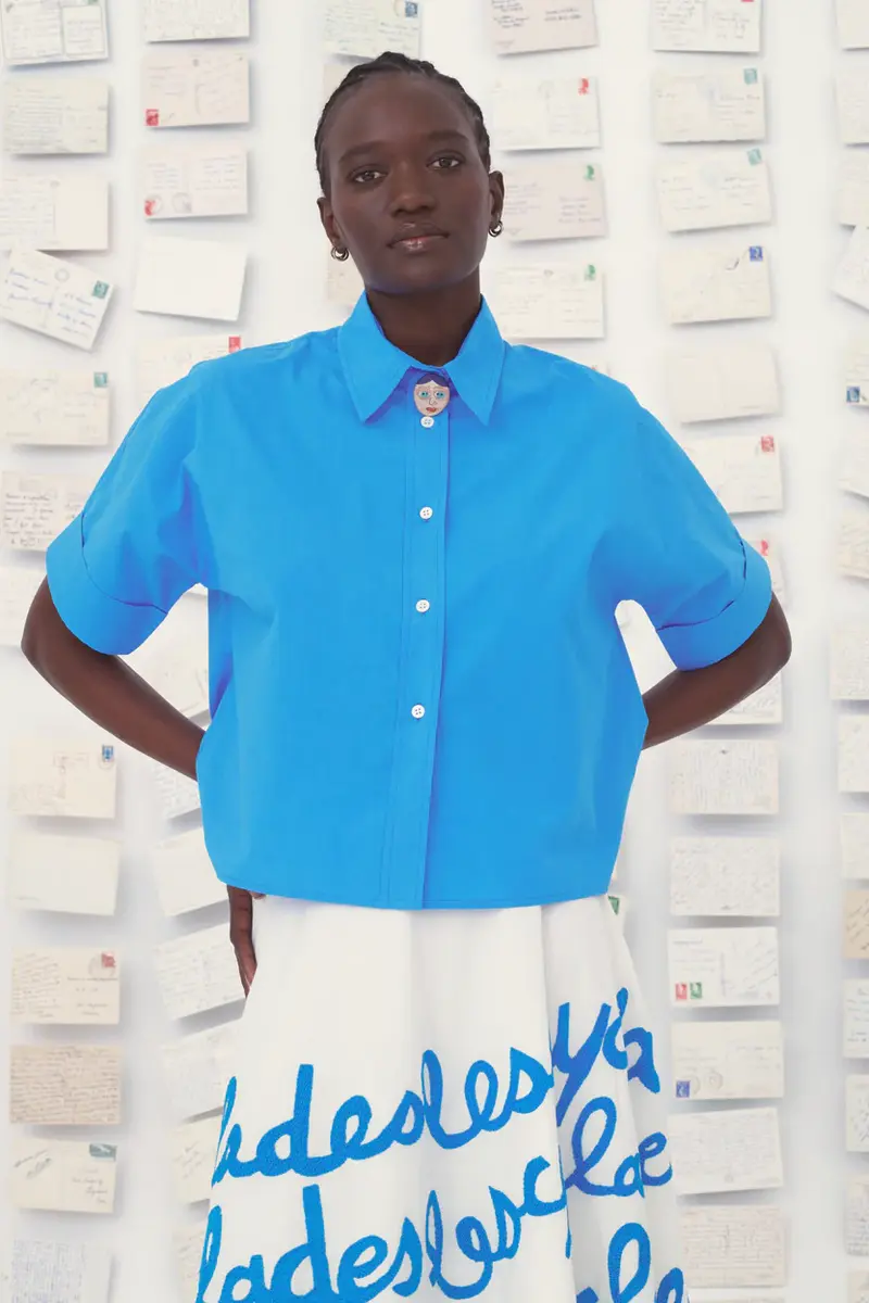 Camicia boxy in cotone Mii