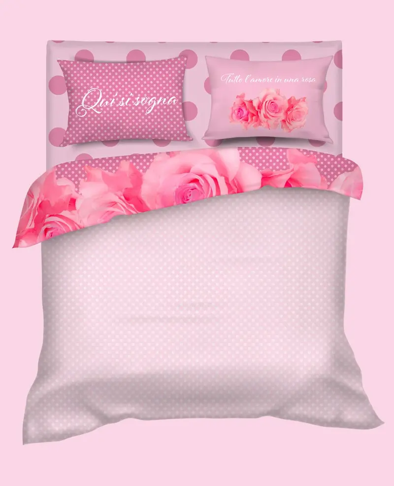 Camomilla Lenzuola Matrimoniale Roses