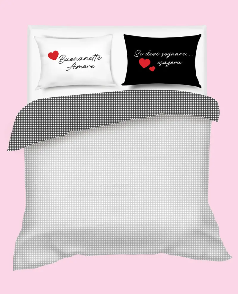 Camomilla Lenzuola Matrimoniale Solo Cuore