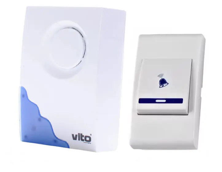 Campanello wireless 75dB con indicatore LED e 36 suonerie