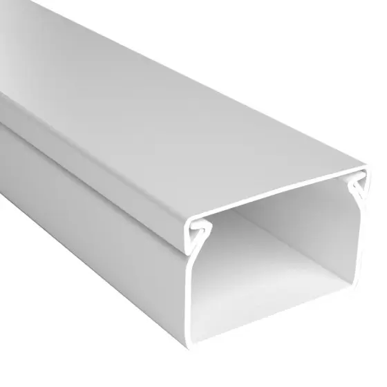 Canalina in PVC 20x10 mm spessore 0,6 mm 2m confezione 100 pezzi