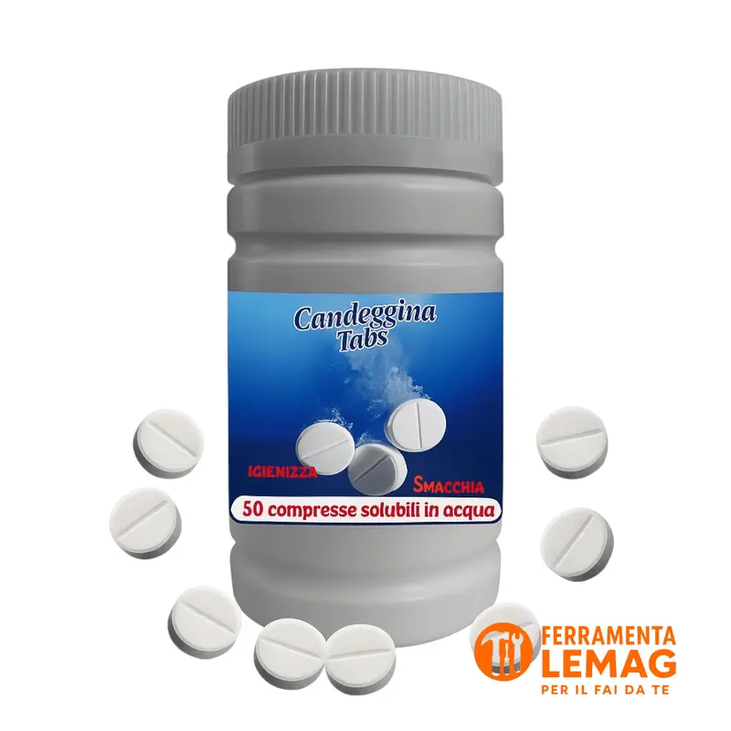 Candeggina in Pastiglie 50 Tabs = 250 Litri