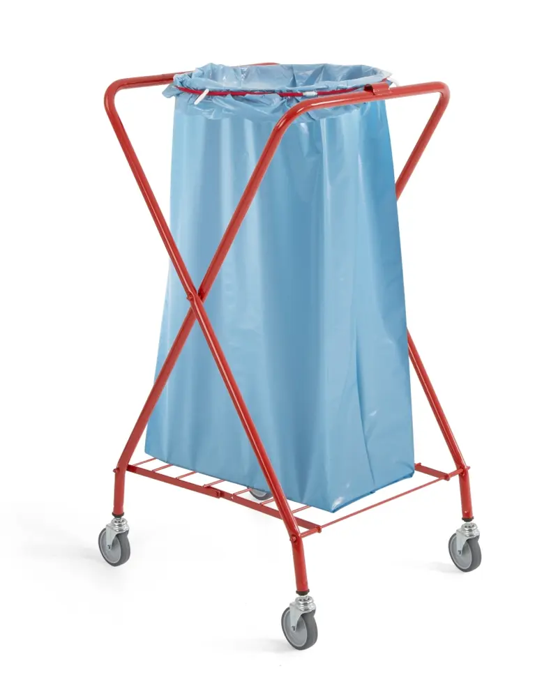 Carrello portasacco TTS Dust 120 L tondo fisso