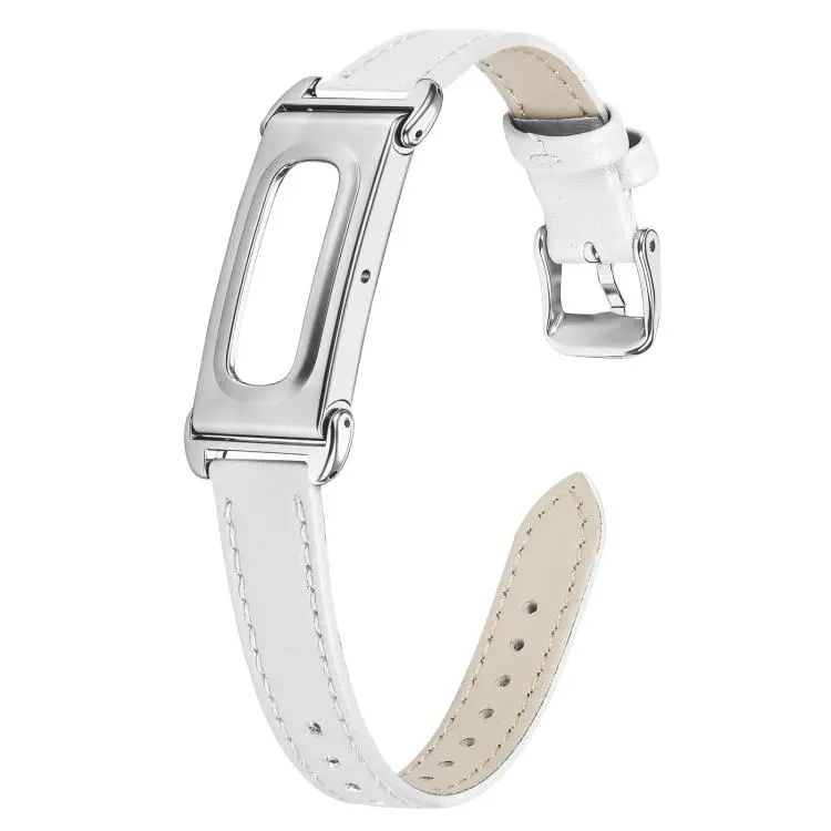 Cassa in metallo, coda appuntita integrata, cinturino in vera pelle., For Google Fitbit Air