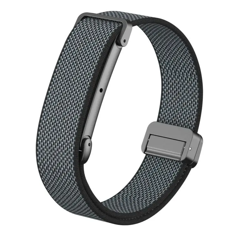 Cassa in metallo, fibbia magnetica ibrida, cinturino elastico in nylon., For Google Fitbit Air