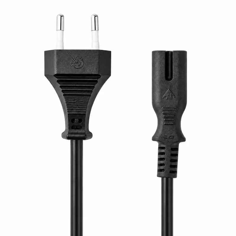 Cavo alimentazione Nedis Euro-C7 5m nero connettore figura 8