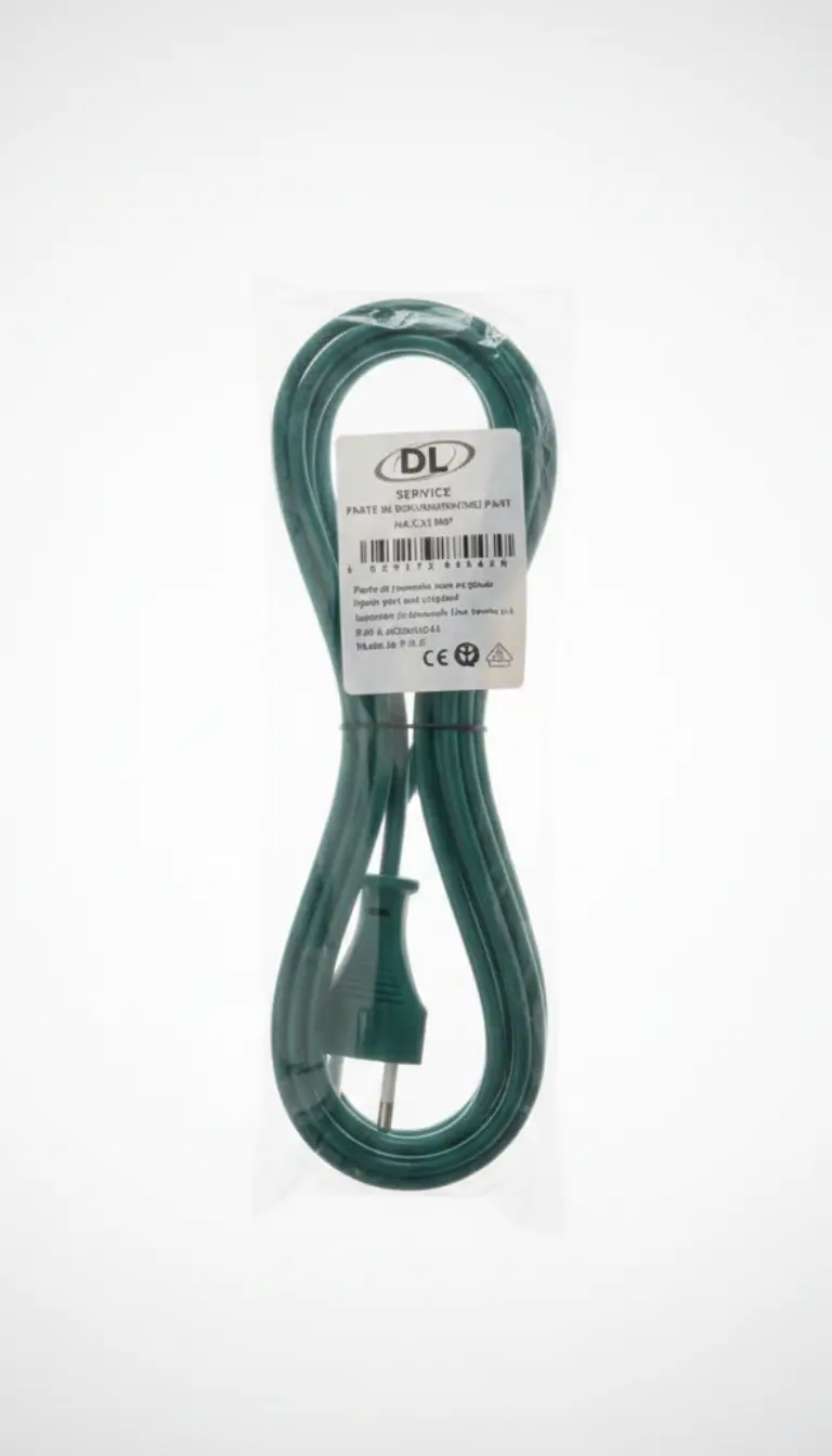 Cavo Alimentazione per Folletto VK140 - VK150 | Lunghezza 7 Metri | Cavo Elettrico Adattabile M140 | Connettore Presa Presfusa di Sicurezza | Ricambio Rinforzato per Aspirapolvere Vorwerk
