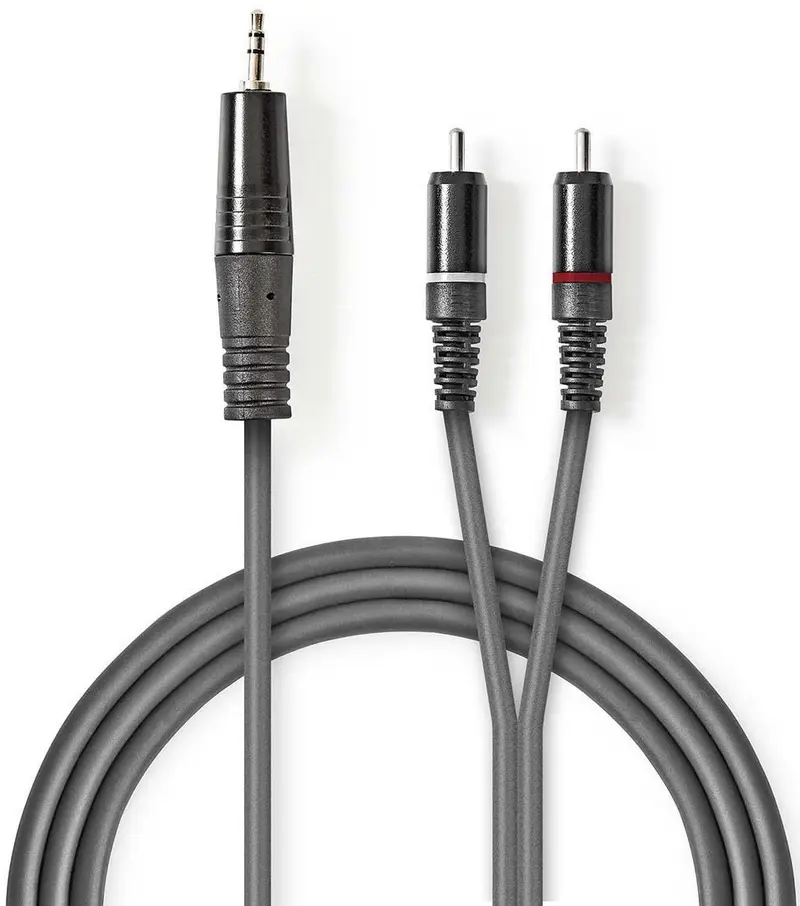 Cavo audio stereo 3,5mm maschio a 2x maschio RCA 3m