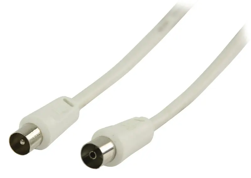 Cavo coassiale Coax IEC dritto maschio-femmina 25m bianco