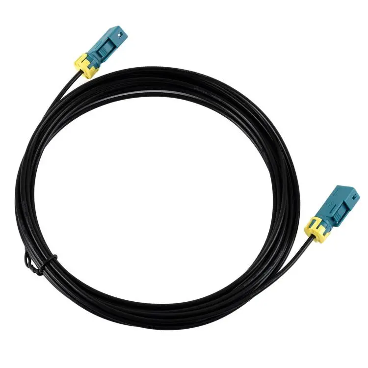 Cavo coassiale impermeabile WAVESHARE Fakra con doppio connettore femmina Z-Coded, cavo coassiale RG174, lunghezza 5 m, compatibile con telecamere GMSL1/2, Fakra Z-Coded 5m Cable