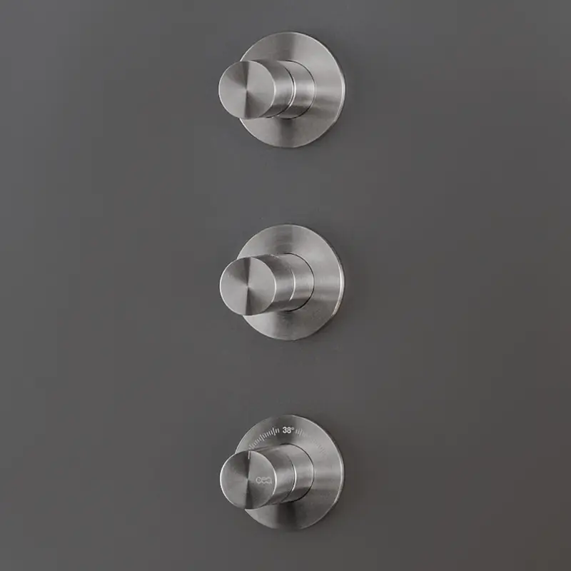 Cea Design Cartesio miscelatore termostatico doccia con 2 rubinetti d'arresto CAR61 + UCS16