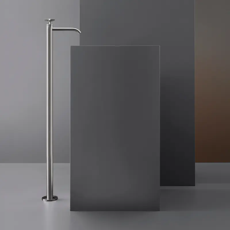 Cea Design Cross rubinetto lavabo progressivo a pavimento CRX47 + INC01