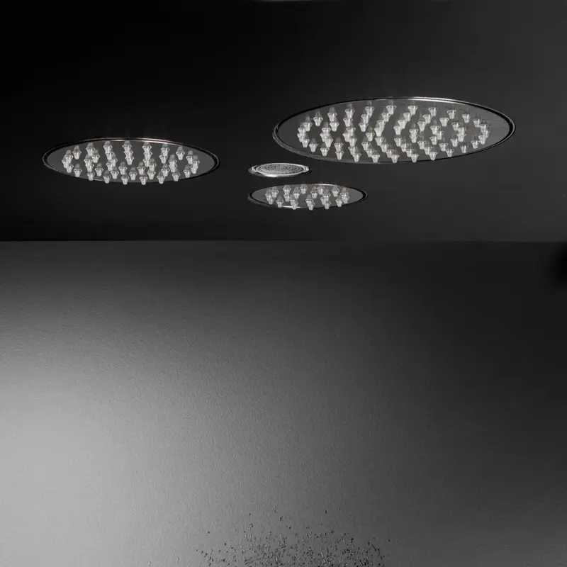 Cea Design Free Ideas composizione di soffioni doccia a soffitto getto a pioggia e puro FRE218 + INC44