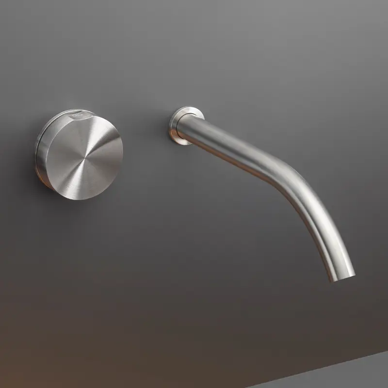 Cea Design Giotto rubinetto lavabo progressivo a parete bocca 220mm GIO44 + PTR03