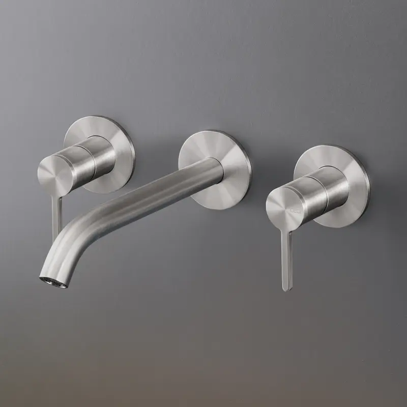Cea Design Innovo rubinetto lavabo a parete 3 fori con canna 215mm INV32 + UCS10