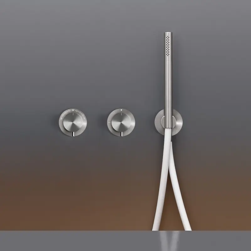 Cea Design Milo360 miscelatore termostatico doccia con Acqua Stop System, deviatore 2/3 vie e doccetta MIL116 + UCS25