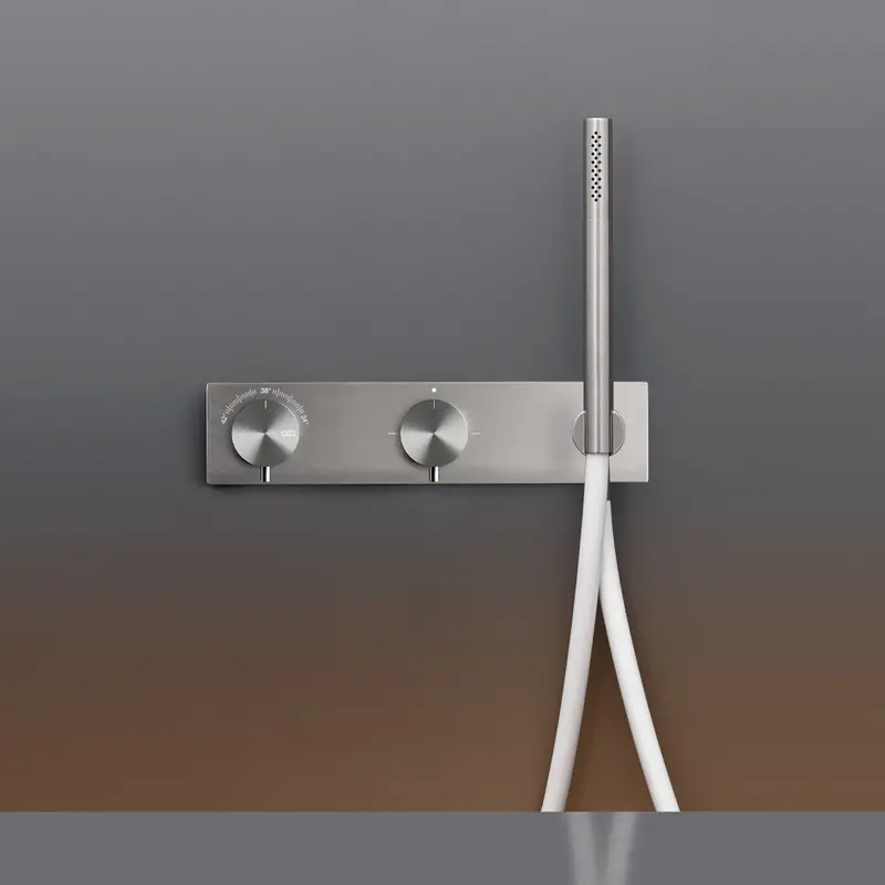 Cea Design Milo360 miscelatore termostatico doccia con Acqua Stop System, deviatore 2/3 vie e doccetta MIL143 + UCS25