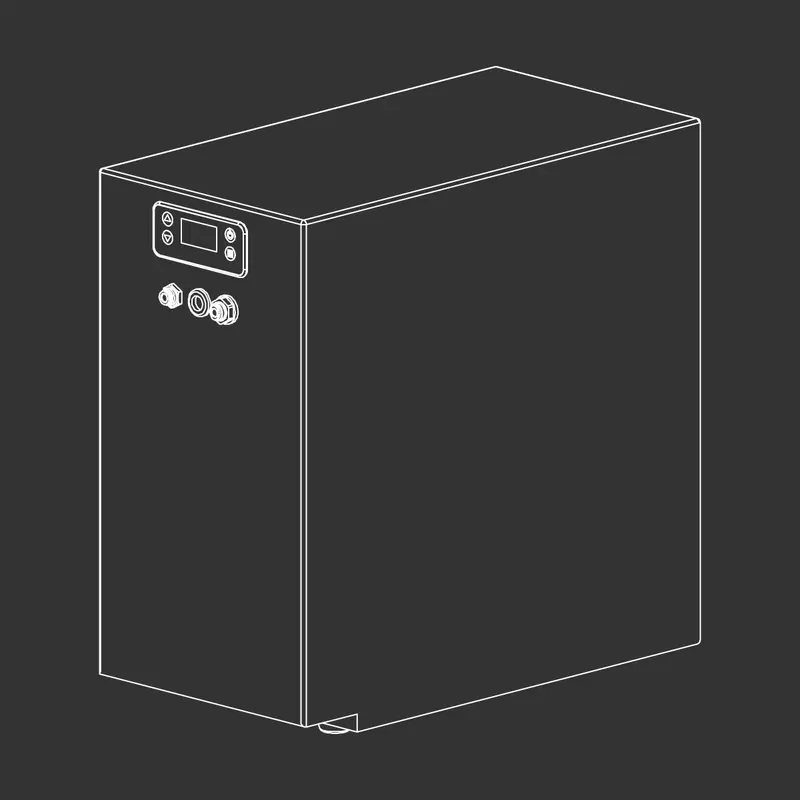 Cea Design sistema di microfiltrazione dell’acqua con refrigerazione e boiler WTC02