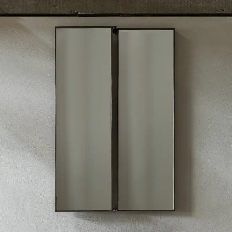 Cea Design specchio extra chiaro 90cm e fronte in marmo SIX80