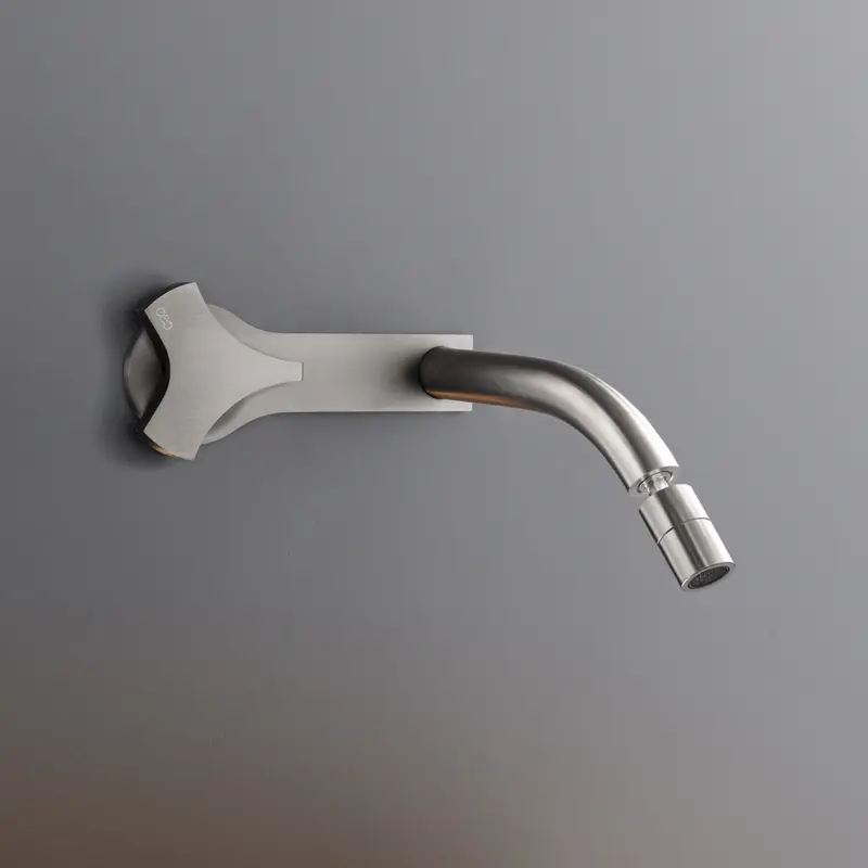 Cea Design Ziqq rubinetto bidet a parete progressivo canna 170mm ZIQ28 + PTR03