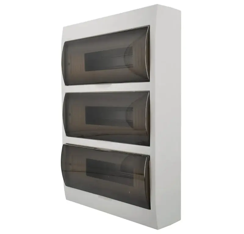 Centralino da parete 45 moduli con porta trasparente