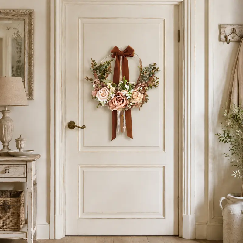 Cerchio Queen Autumn Decorativo – Mata Creazioni, Ø 25 cm