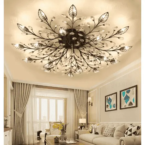 Chandelier With Real Crystal