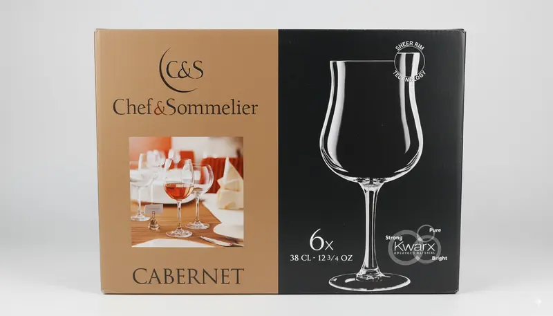 Chef & Sommelier Cabernet - Set 6 Calici da Degustazione in Vetro Kwarkx 38 cl