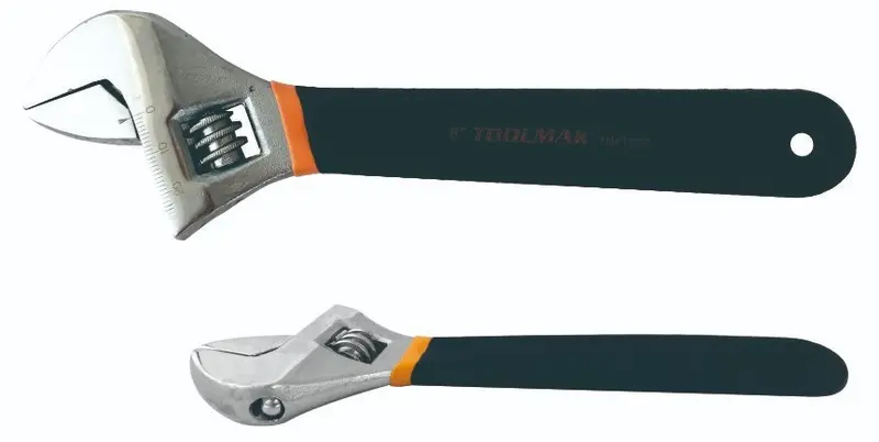 Chiave inglese regolabile 20cm Toolmak in acciaio al carbonio