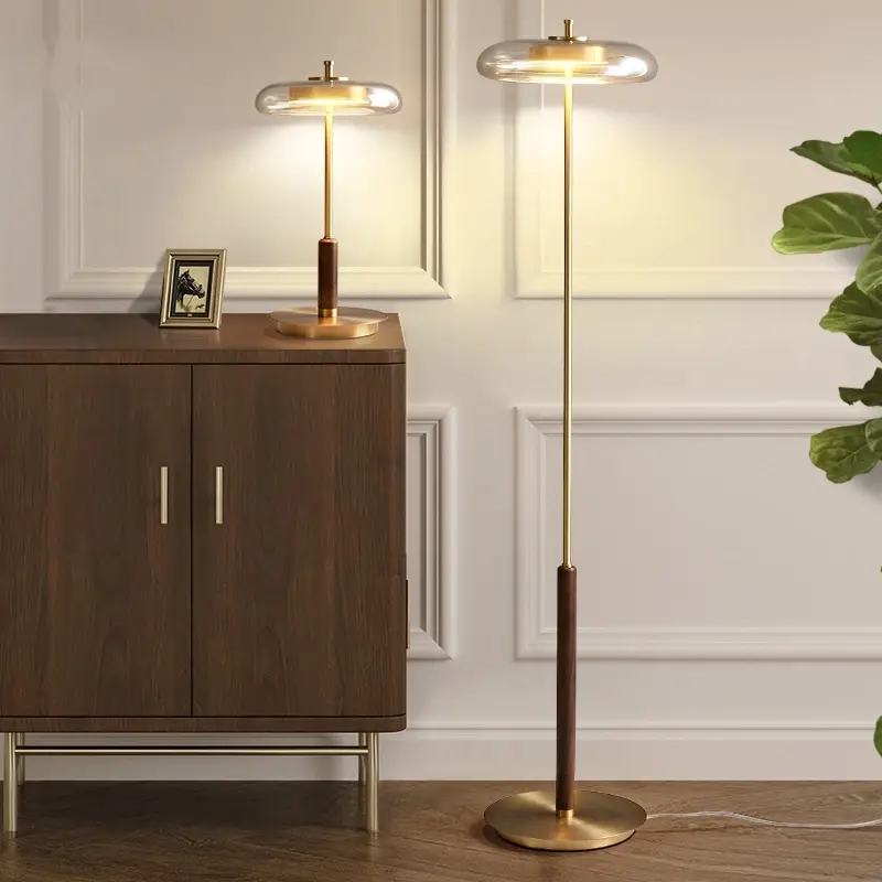Chic Glass Floor Lamp