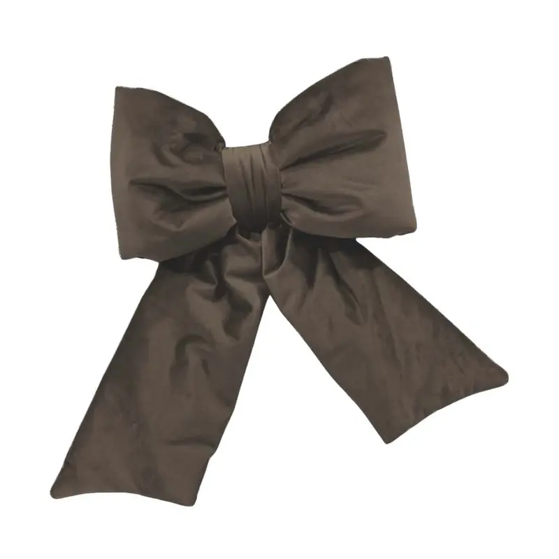 Christmas Marrone, Fiocco di Natale Marrone per Decorare Porte e Puntale Albero